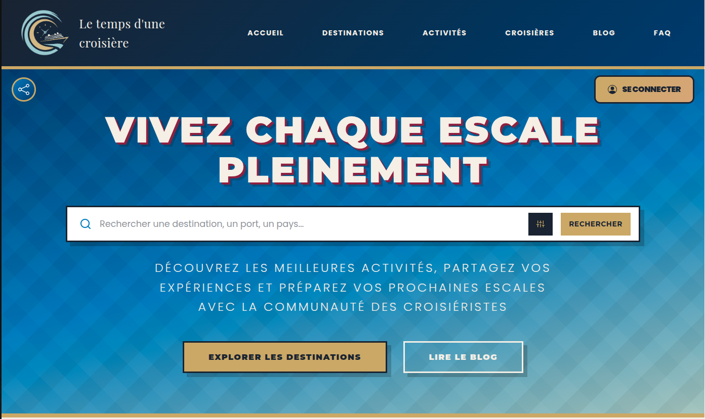 Le Temps d'une Croisière